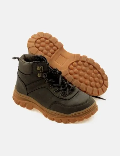 Tex Botín verde cordones
