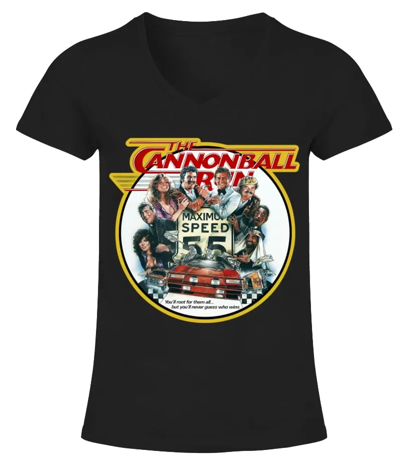 The Cannonball Run BK (24) Camiseta cuello pico Mujer