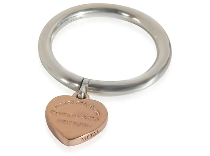 Tiffany & Co Anillo Charm Return To Tiffany en Plata Esterlina y Rubedo Metálico 