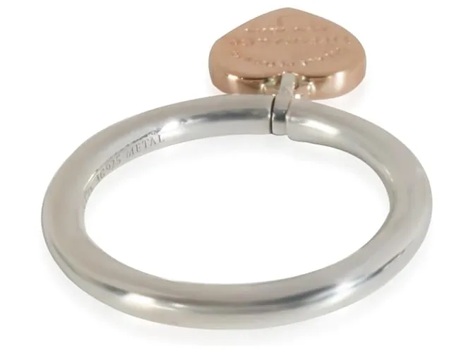 Tiffany & Co Anillo Charm Return To Tiffany en Plata Esterlina y Rubedo Metálico 