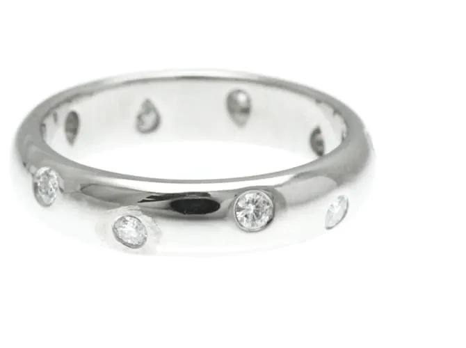 Tiffany & Co Anillo de diamante Tiffany Dots Plata 