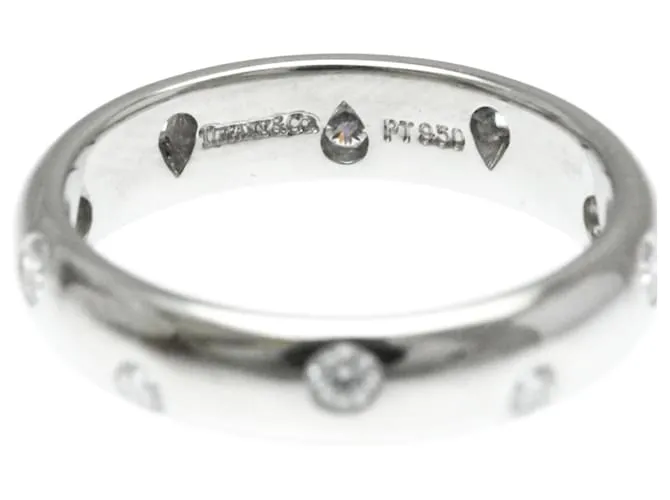 Tiffany & Co Anillo de diamante Tiffany Dots Plata 