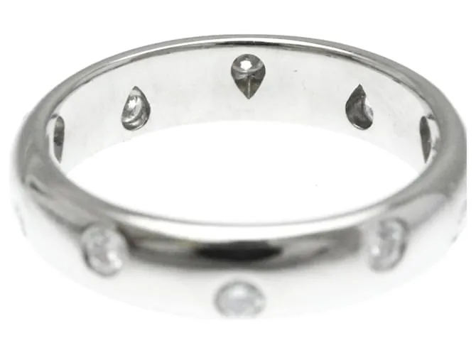 Tiffany & Co Anillo de diamante Tiffany Dots Plata 
