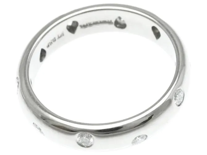 Tiffany & Co Anillo de diamante Tiffany Dots Plata 