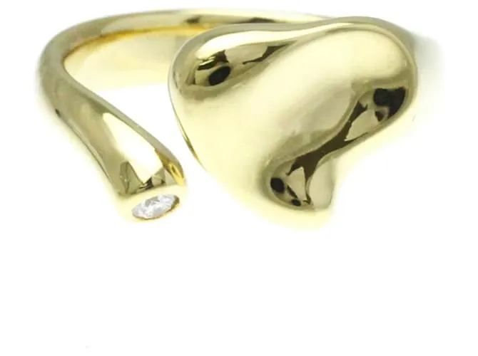 Tiffany & Co Anillo de diamante Tiffany Full Heart Dorado 