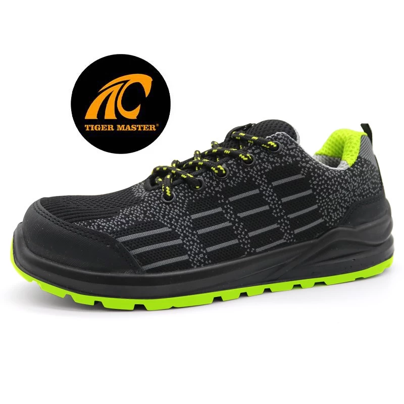 TM274 Zapatos de seguridad deportivos baratos, antideslizantes, resistentes al aceite y con punta de acero