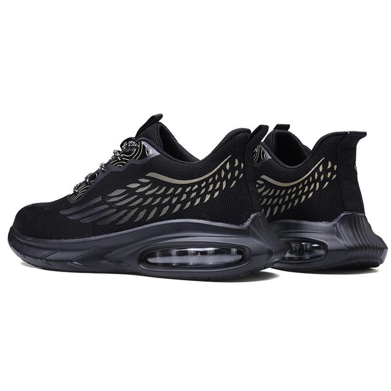 TM3078 zapatos de seguridad deportivos de moda transpirables con punta de acero antideslizantes a prueba de pinchazos para hombr