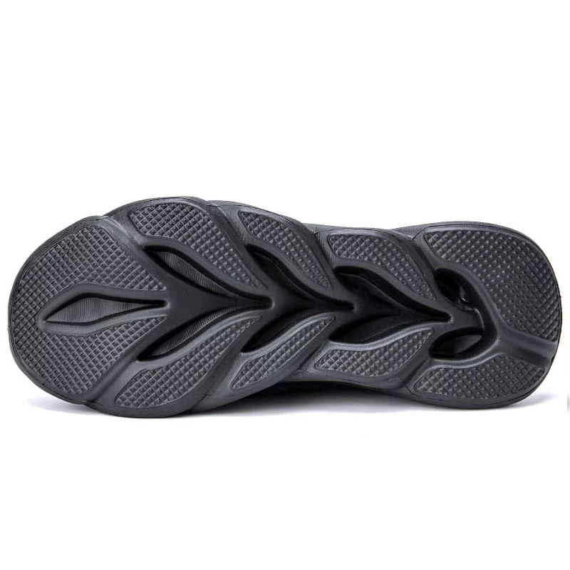 TM3087 Zapatos de seguridad deportivos cómodos con punta de acero negros para hombres de peso ligero