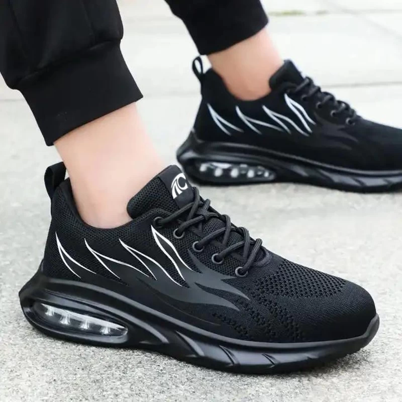 TM3147 zapatos de seguridad deportivos ligeros a prueba de pinchazos con punta de acero para hombres
