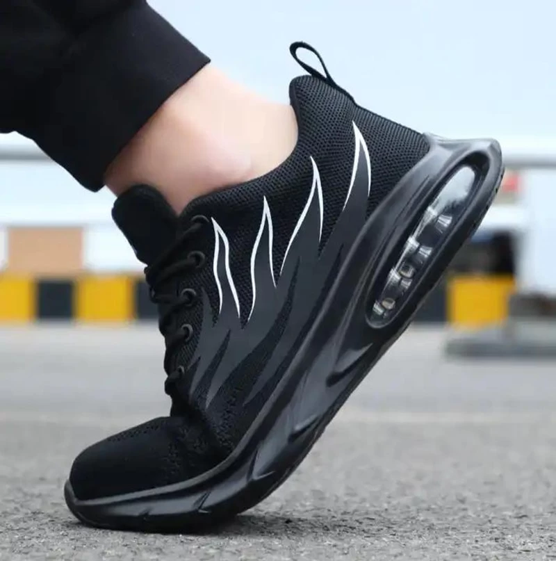 TM3147 zapatos de seguridad deportivos ligeros a prueba de pinchazos con punta de acero para hombres