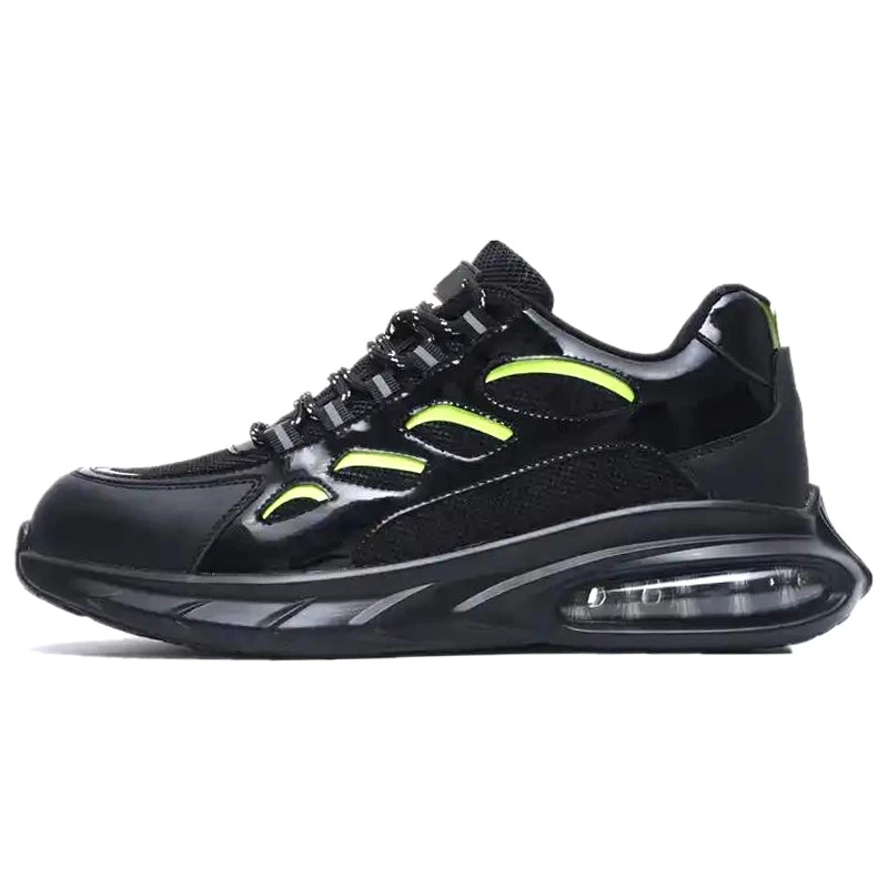 TM3157 Zapatos de seguridad deportivos de moda con amortiguación de aire y punta de acero