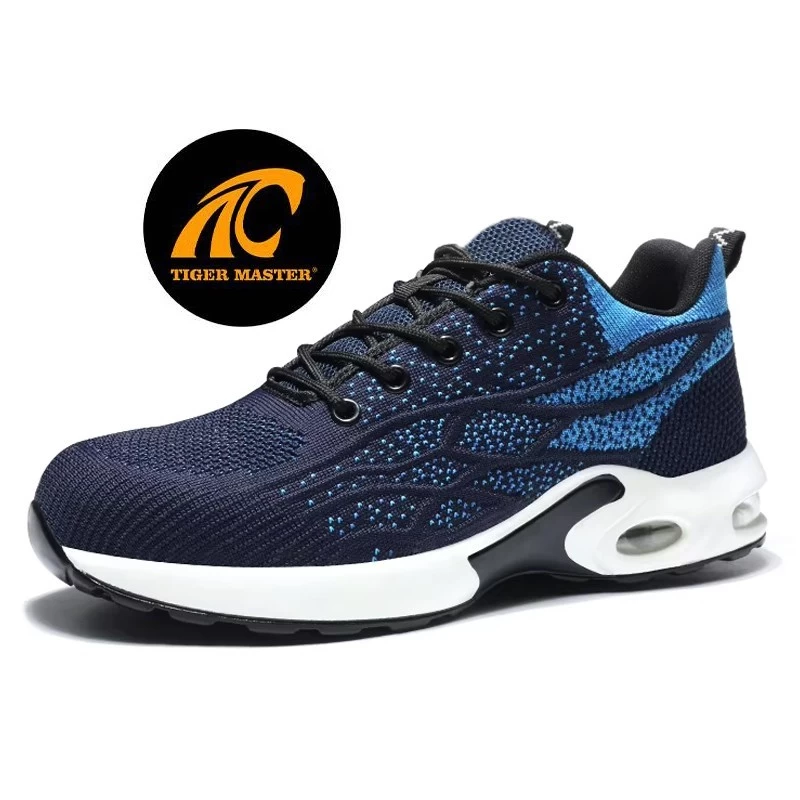 TM3231 Zapatos de seguridad deportivos de moda antipinchazos con amortiguación de aire y punta de acero