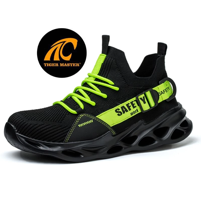TM3269 Zapatos de seguridad deportivos antipinchazos, cómodos y a la moda, con punta de acero