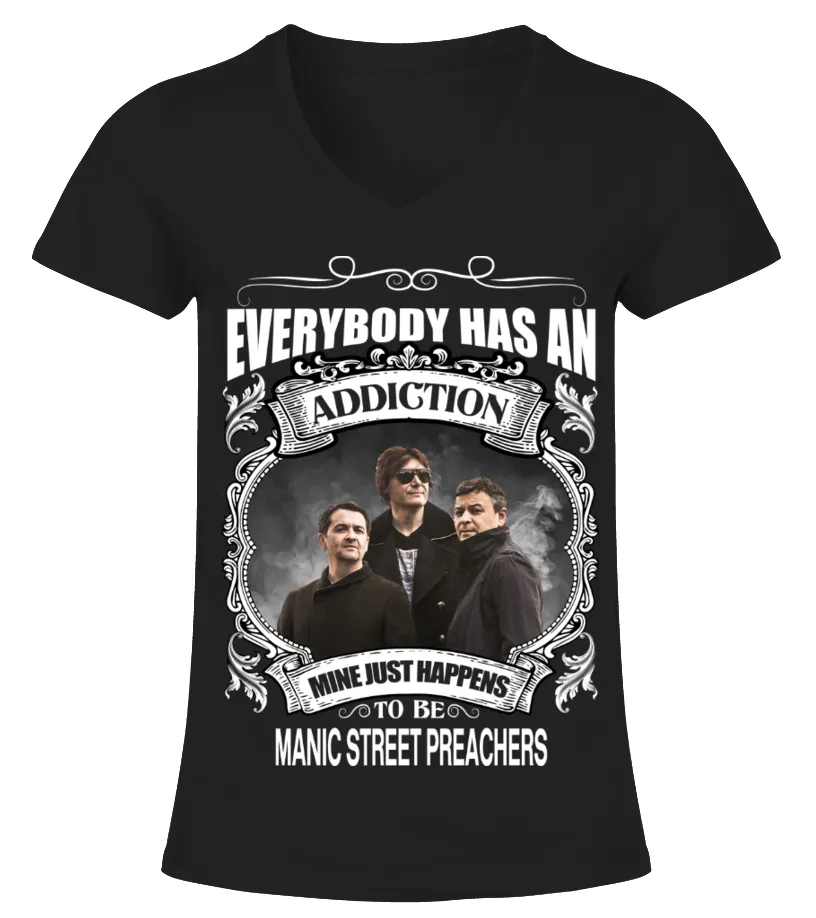 TO BE MANIC STREET PREACHERS Camiseta cuello pico Mujer