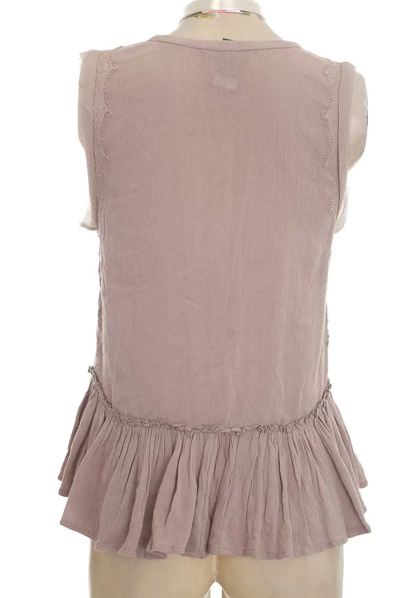 TOP / CAMISETA COLOR GRIS  AMERICAN EAGLE