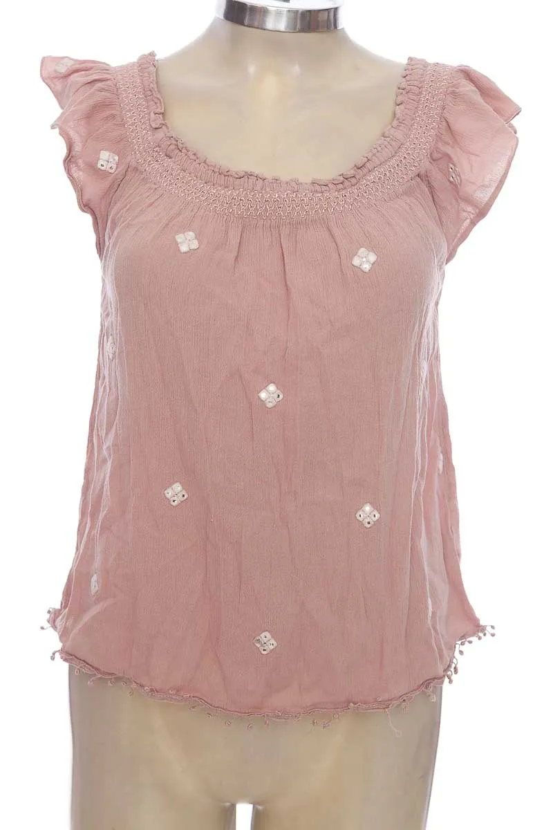 TOP / CAMISETA COLOR ROSADO  AMERICAN EAGLE