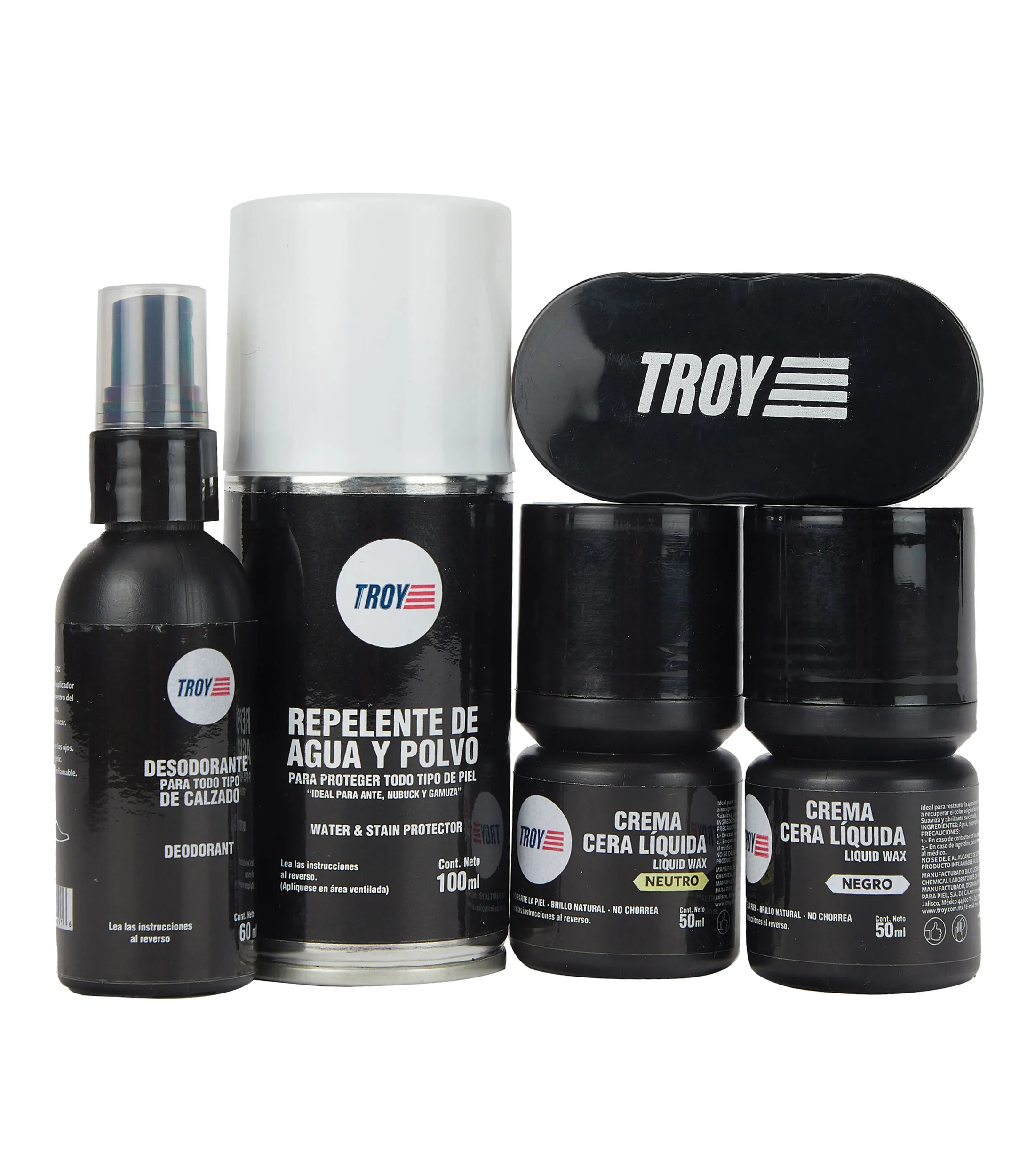 TROY SET DE LIMPIEZA PARA PIELES  ESTUCHE DE VIAJE