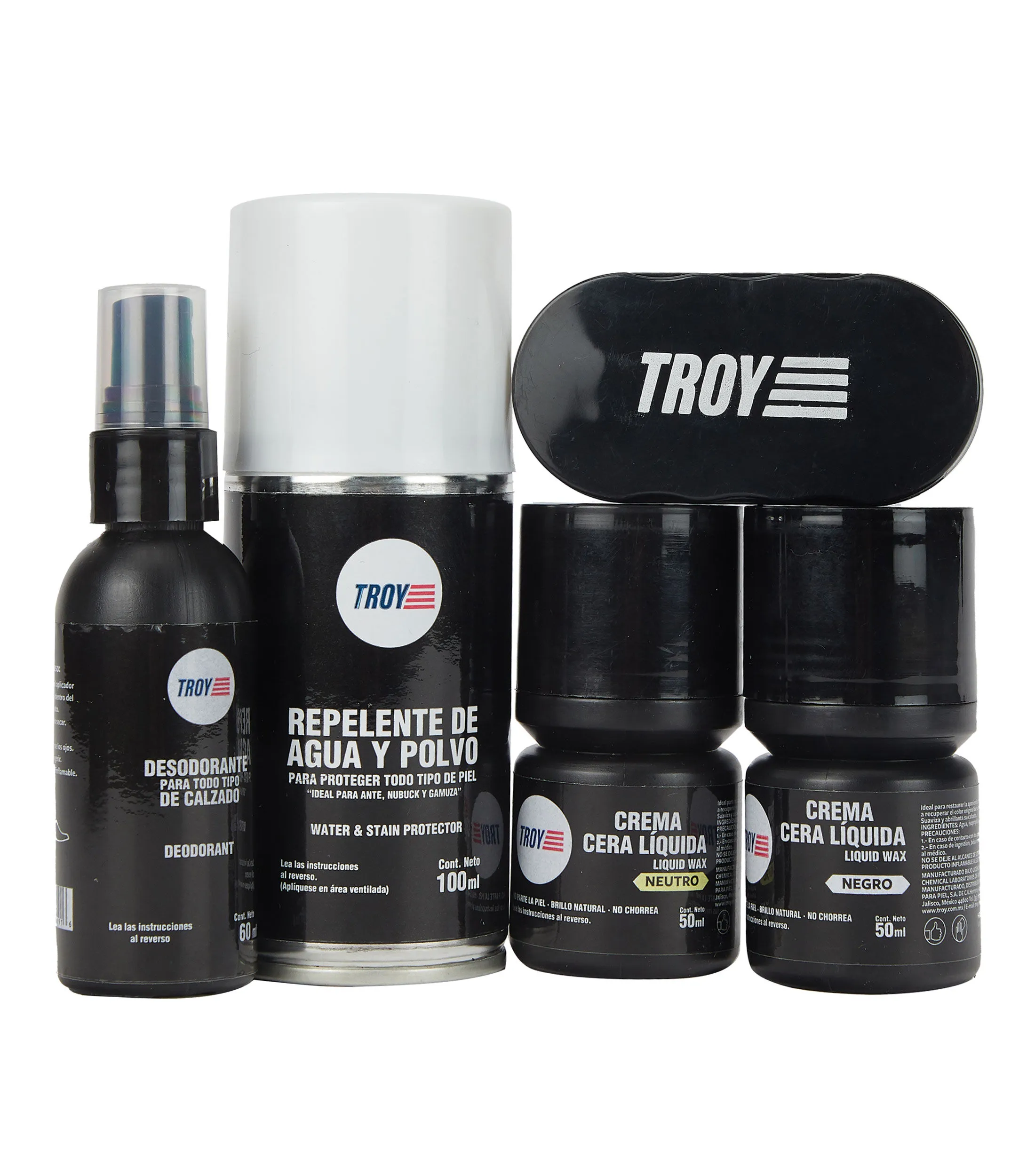 TROY SET DE LIMPIEZA PARA PIELES  ESTUCHE DE VIAJE