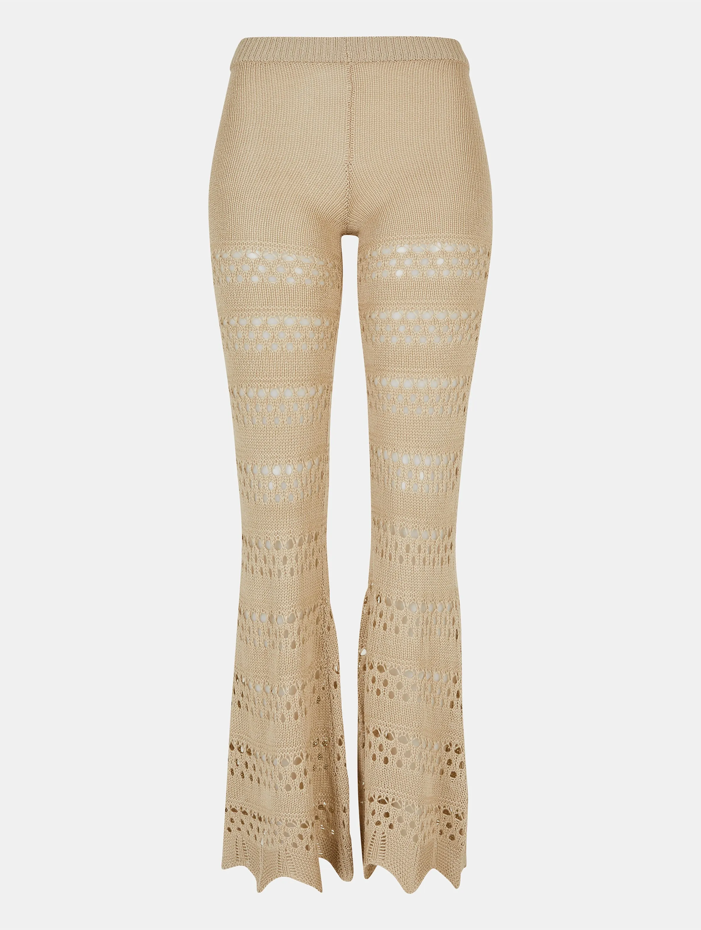 Urban Classics  Ladies Flared Crochet Knit