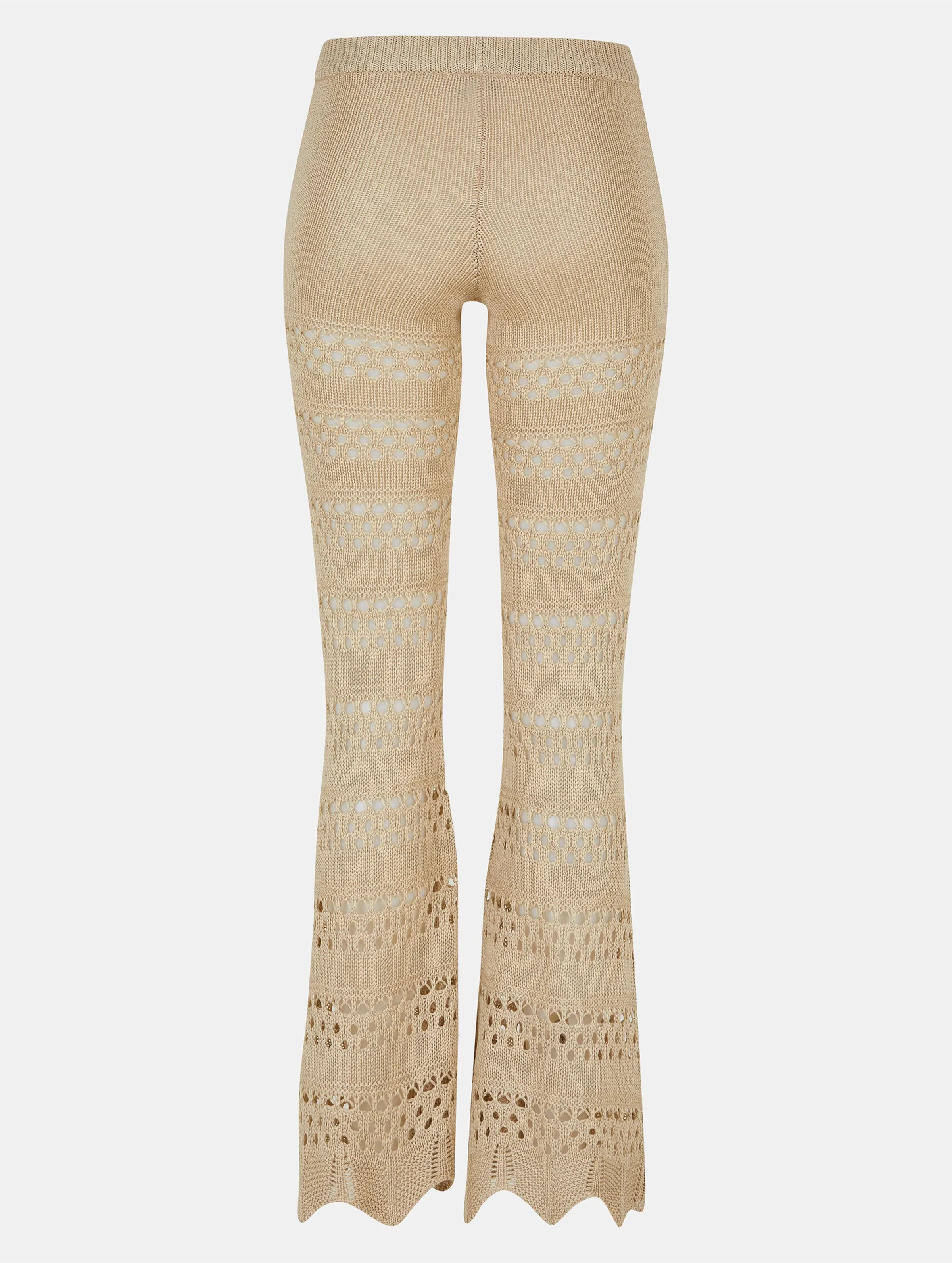 Urban Classics  Ladies Flared Crochet Knit