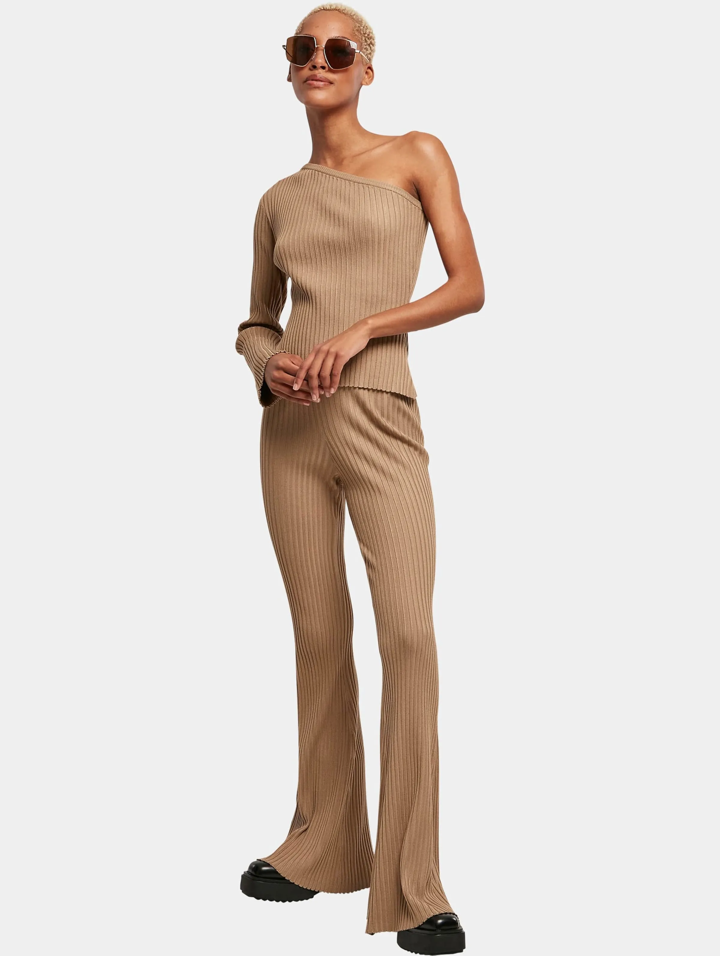 Urban Classics Ladies Flared Rib Knit