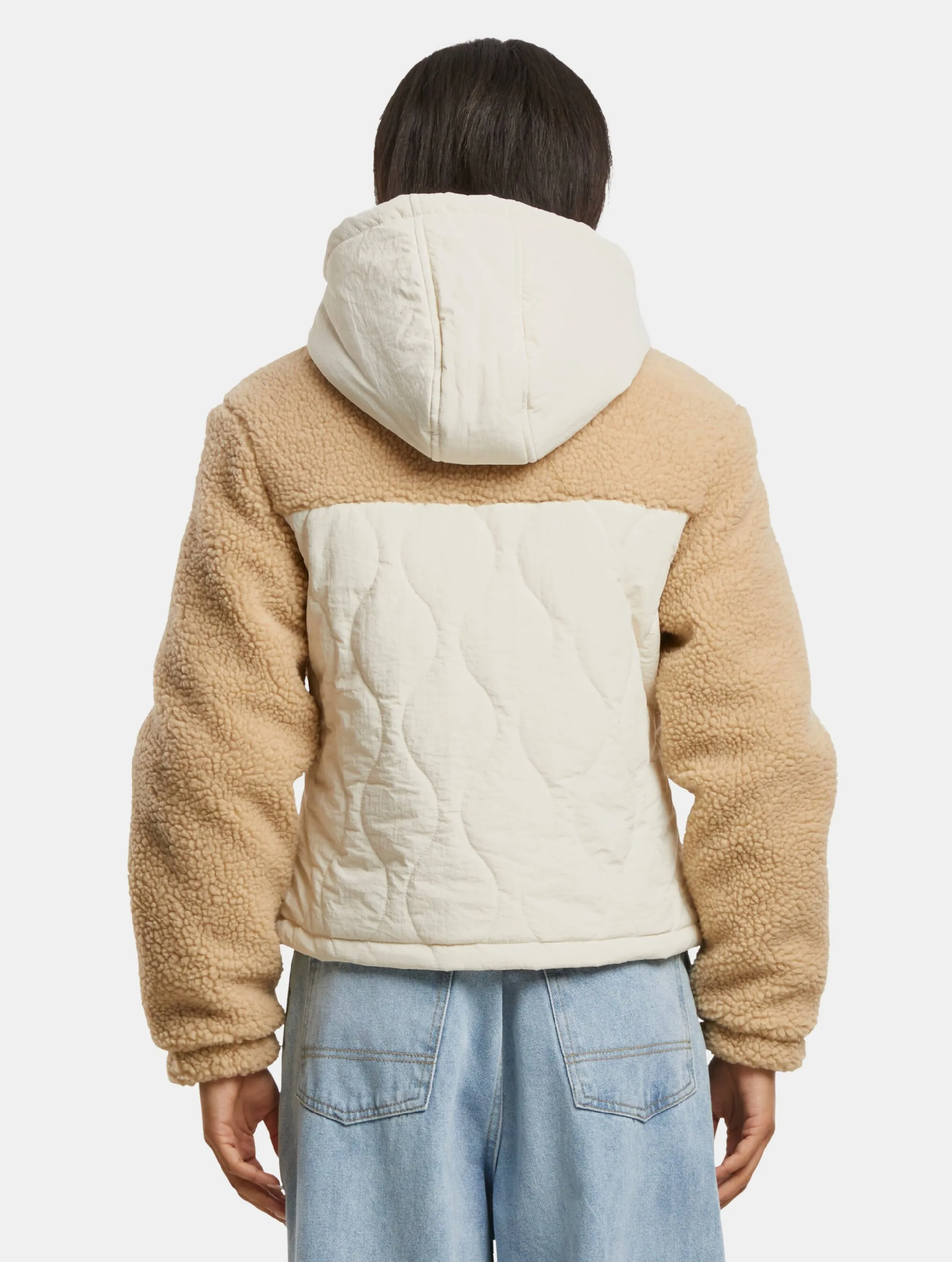 Urban Classics Ladies Sherpa Crinkle Nylon Mix