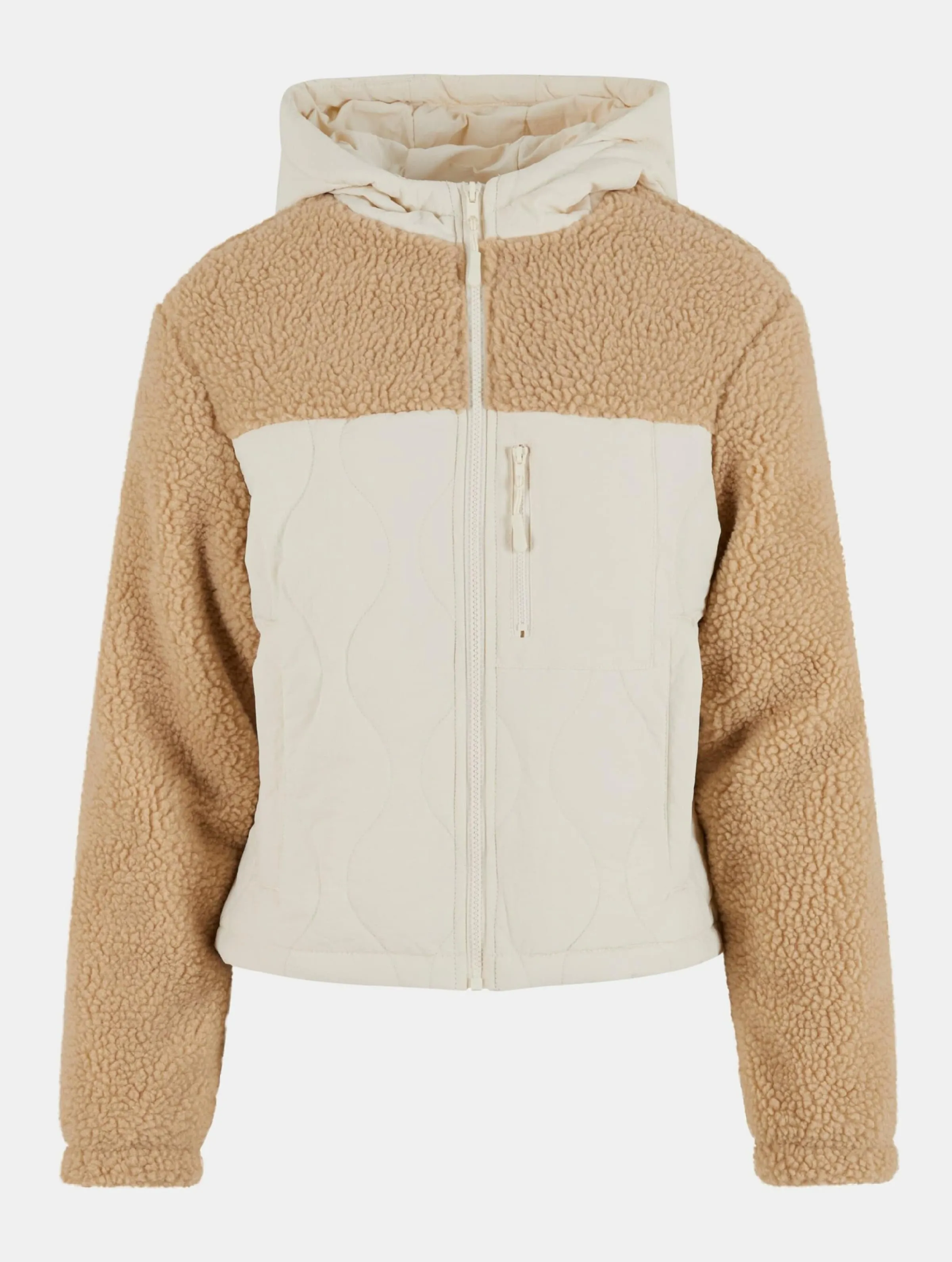 Urban Classics Ladies Sherpa Crinkle Nylon Mix