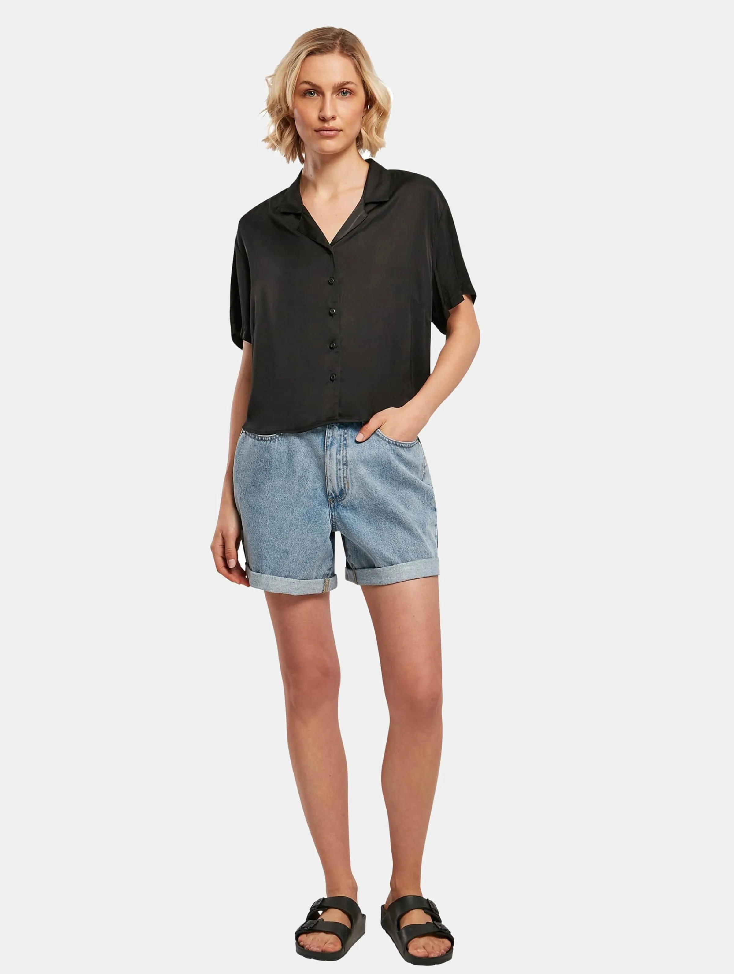 Urban Classics Ladies SS Viscose Satin Resort