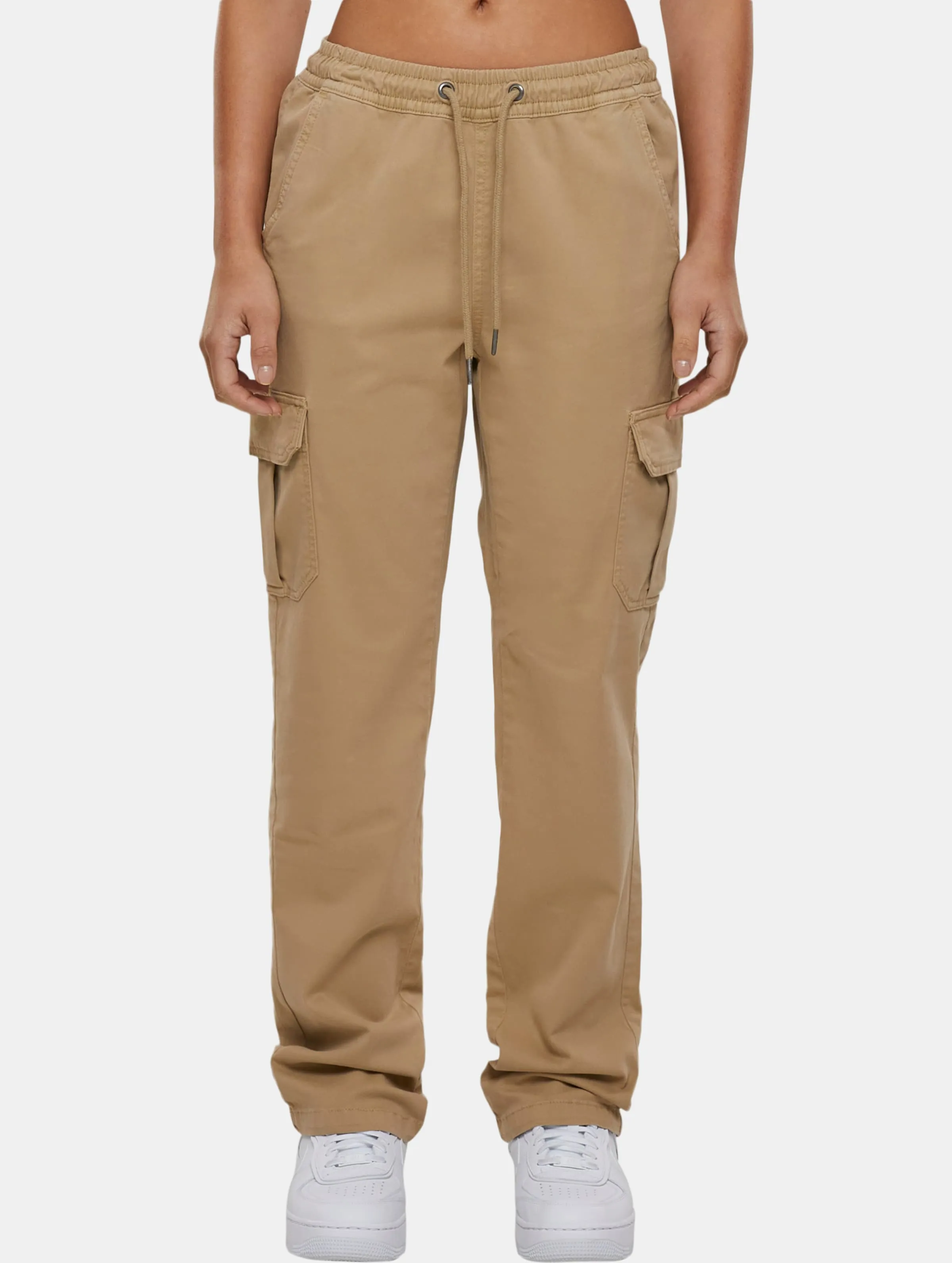 Urban Classics Urban Classics Ladies High Waist Twill Cargohosen
