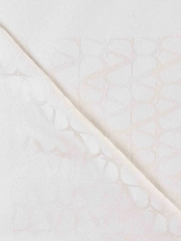 VALENTINO GARAVANI BUFANDA  BLANCO