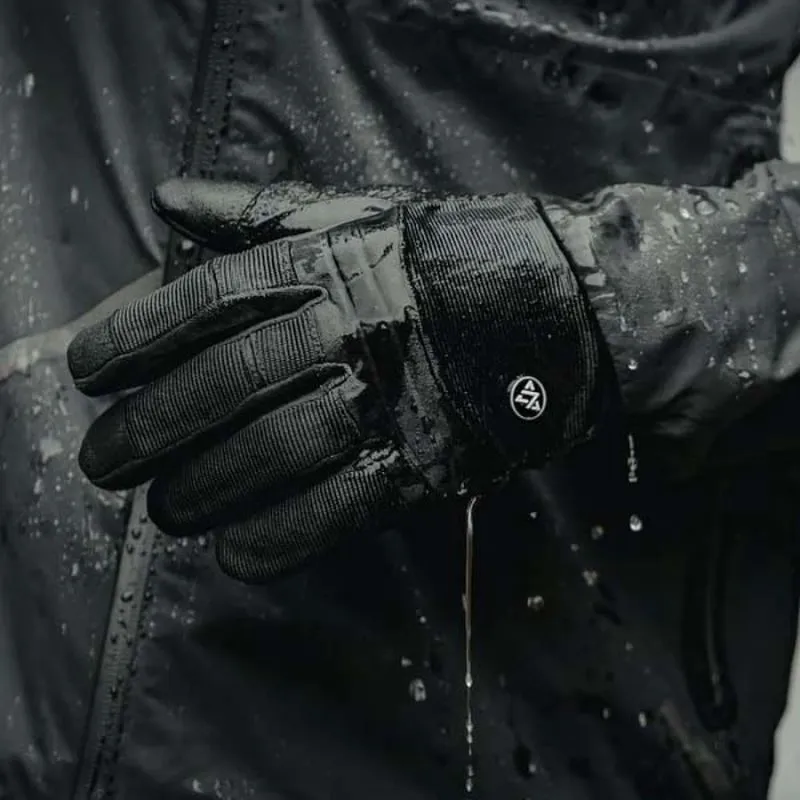 VARJARI Guantes tácticos impermeables (Negro)