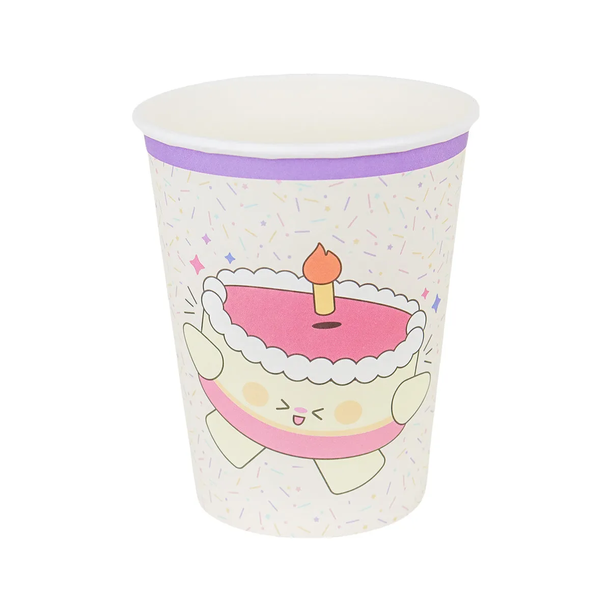 Vasos de Papel con Decoración de Pastel
