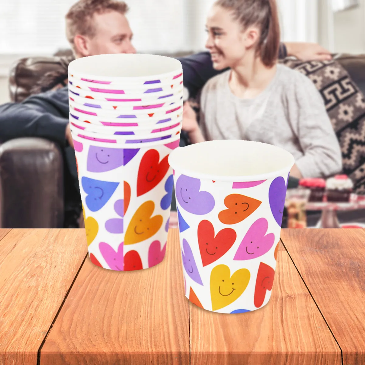 Vasos de Papel, Corazones