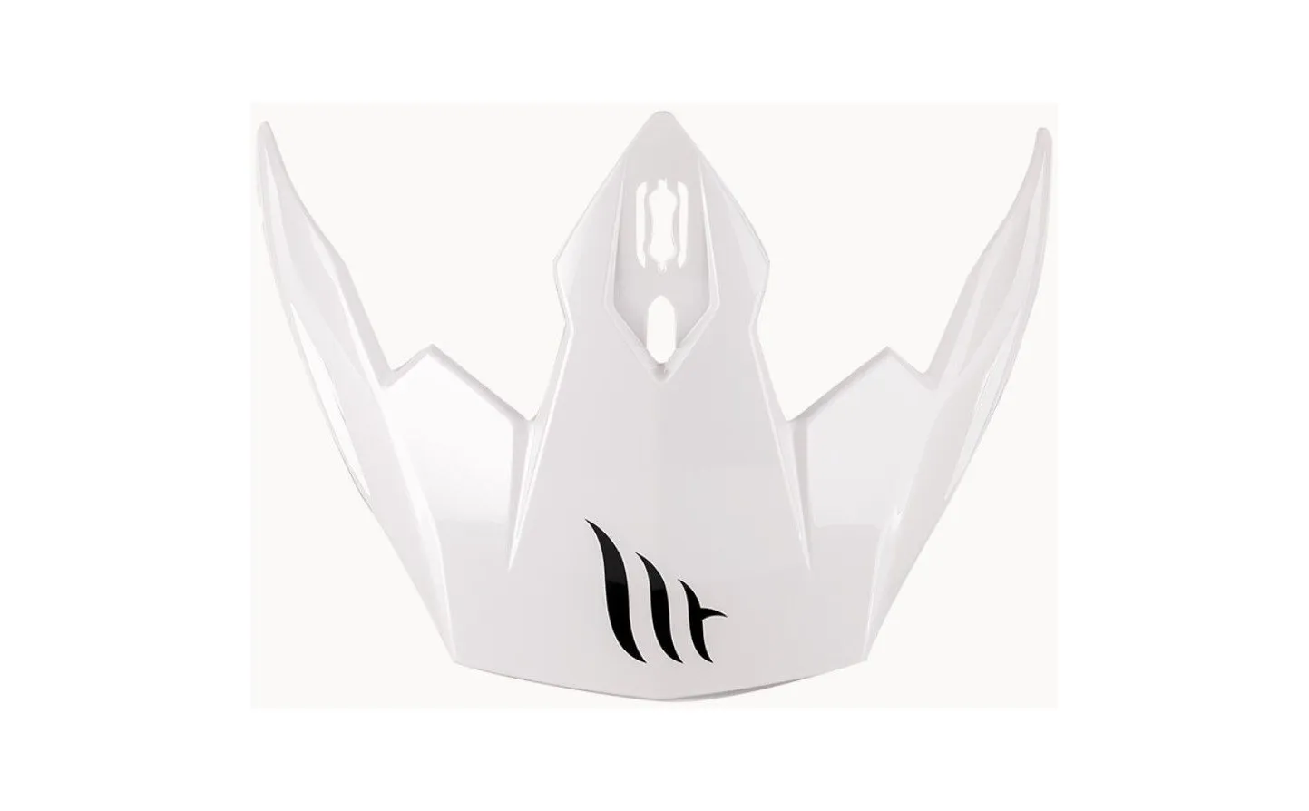 Visera Mt TR902 District / Streetfighter Solid A0 Blanco Perla Brillo |181502313