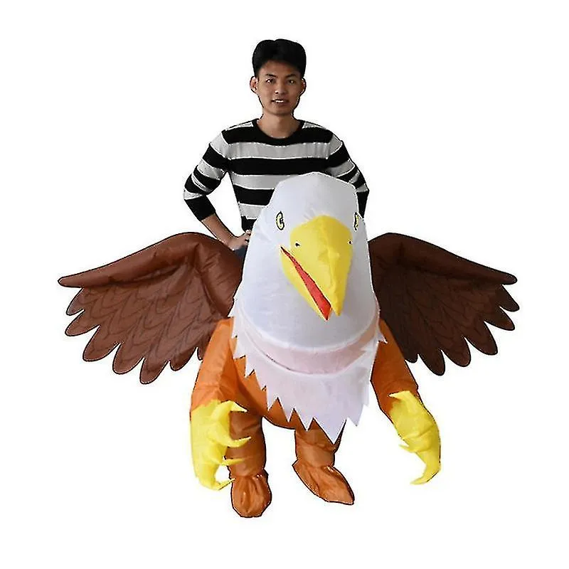 Walking Performance Suit Griffin Traje inflable Expansion Suit Party Props White Eagle Vulture Halloween Cosplay