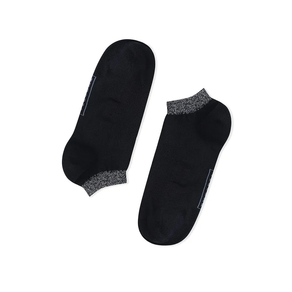 WEST MISTERCalcetines Mujer Brillantes Negros West Mister Sophia