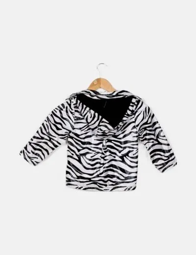 Young Dimension Chubasquero bicolor animal print