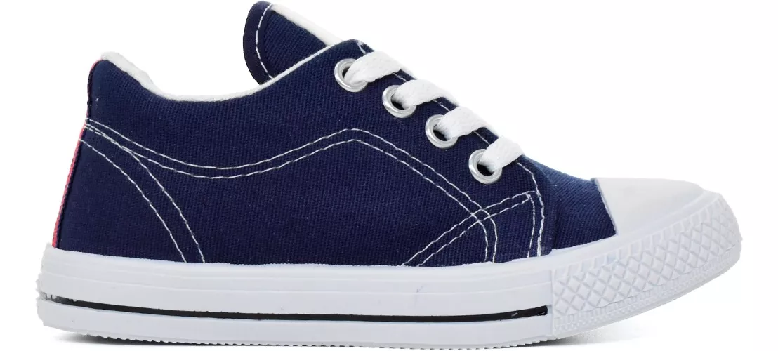 Zapatilla Urbana Nene Nena Cordones Lona Akela 1020