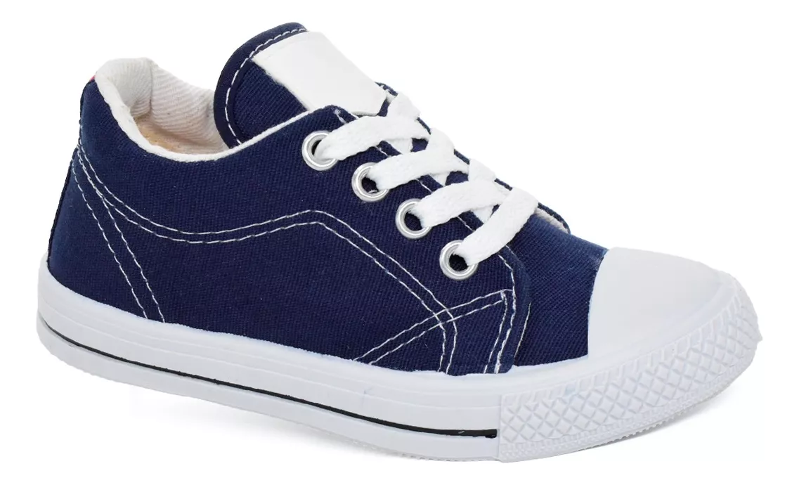 Zapatilla Urbana Nene Nena Cordones Lona Akela 1020