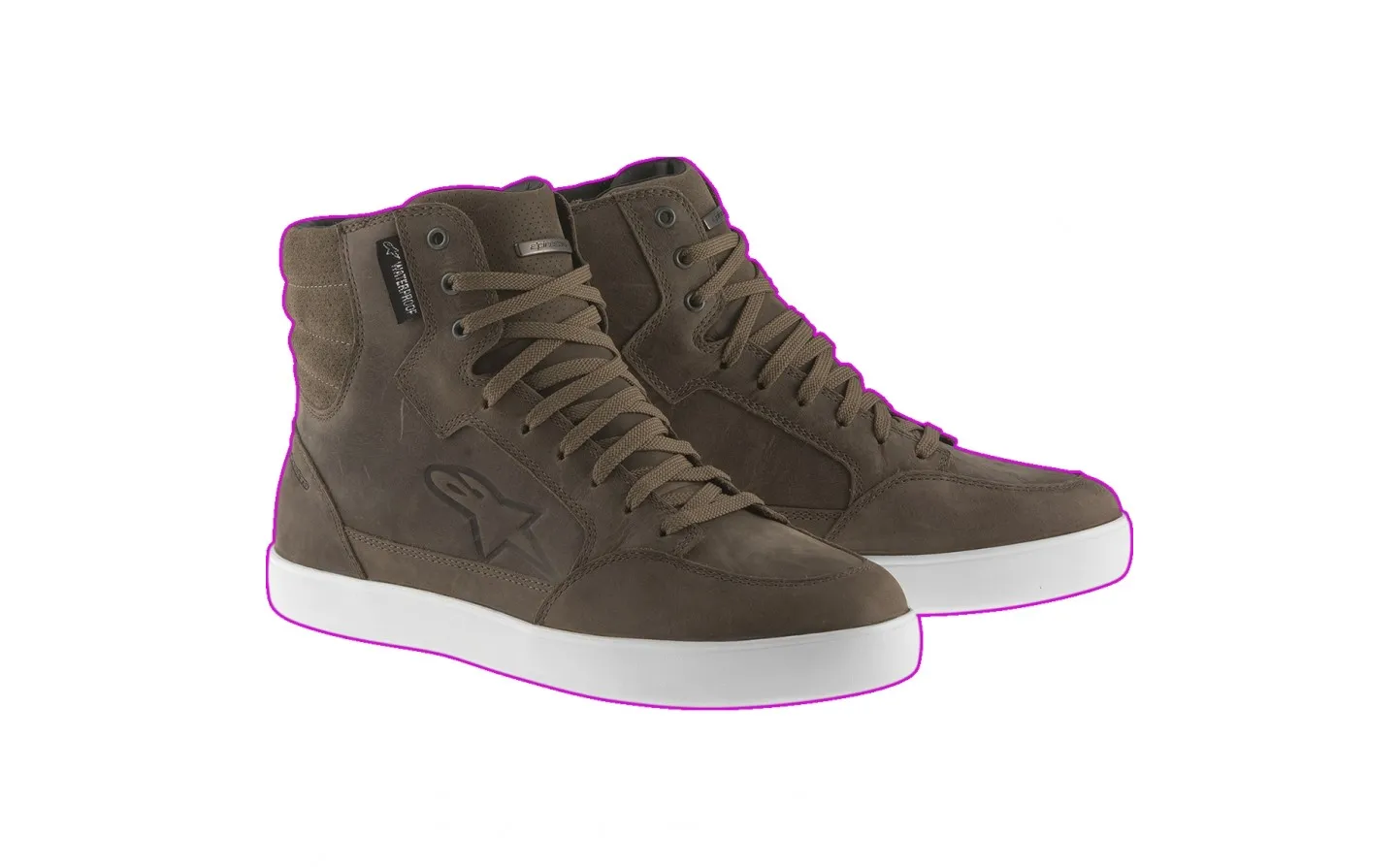 ZAPATILLAS ALPINESTARS J6 WATERPROOF MARRON AS15 |254201580|