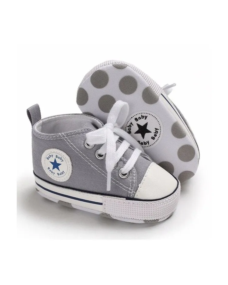 Zapatillas bebe tipo converse