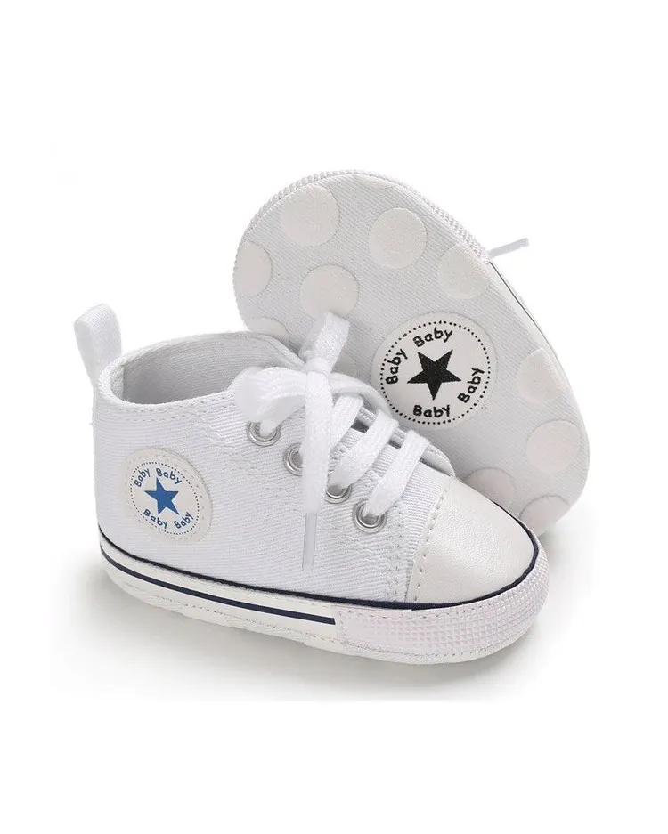 Zapatillas bebe tipo converse