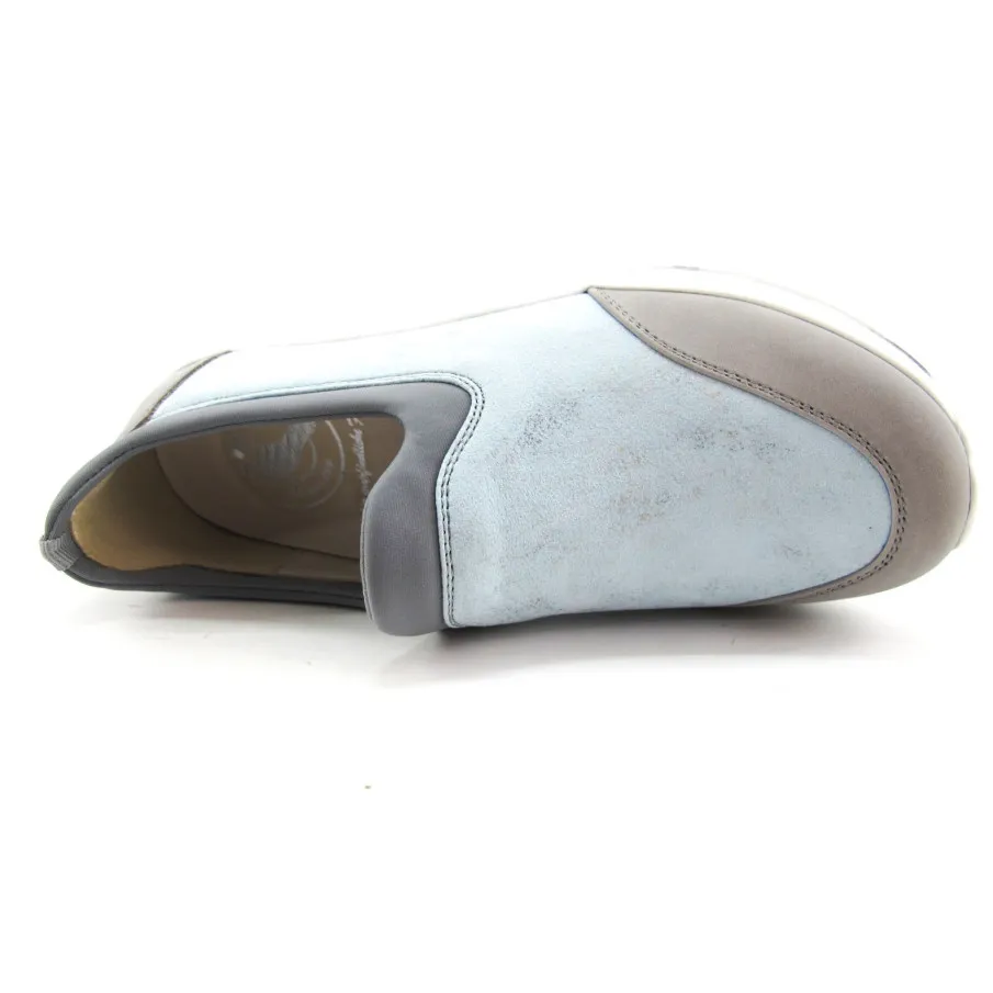 ZAPATILLAS CONFORT MUJER GRIS CLARO