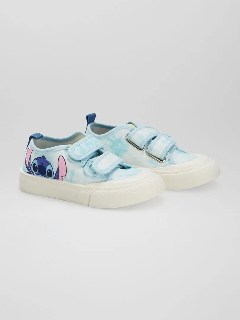 ZAPATILLAS DEPORTIVAS BAJAS DE TELA 'STITCH'  BLANCO