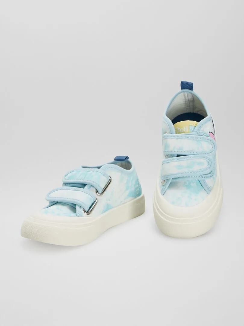 ZAPATILLAS DEPORTIVAS BAJAS DE TELA 'STITCH'  BLANCO