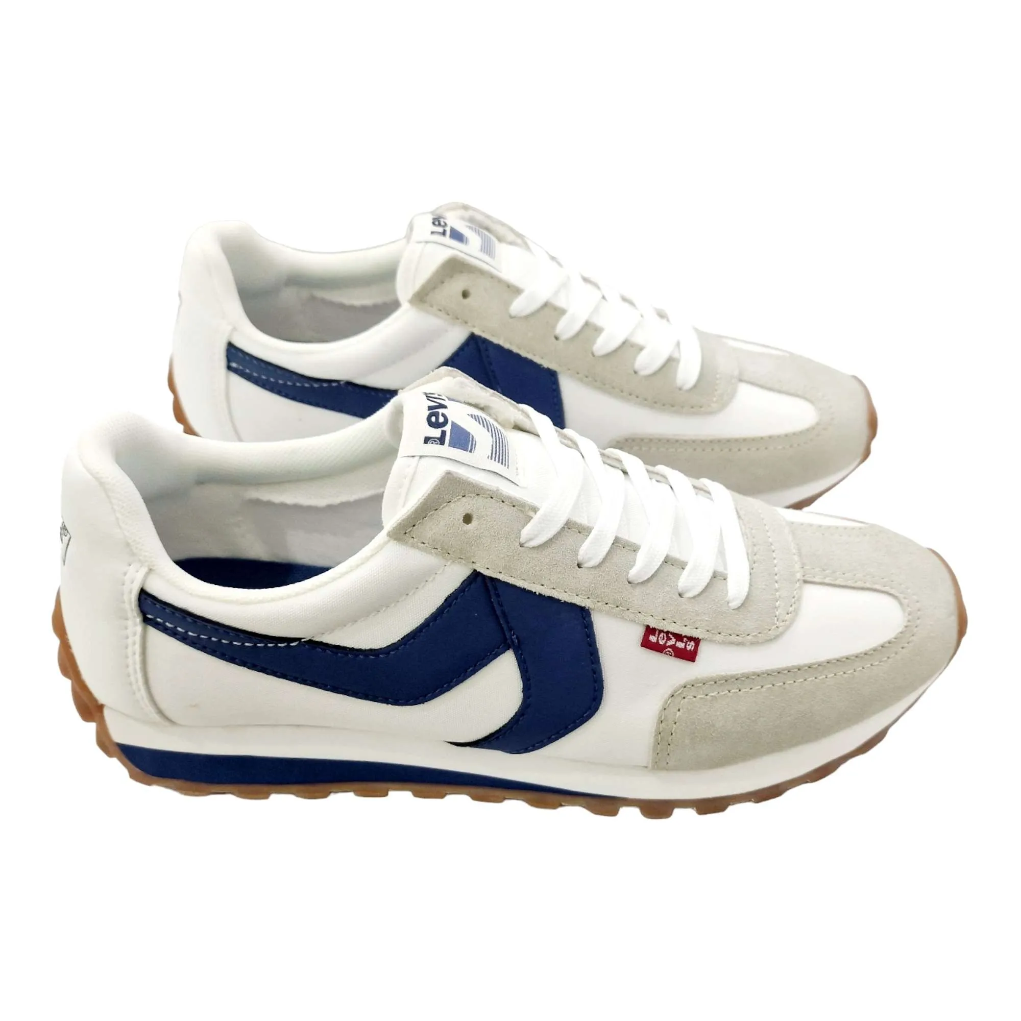 ZAPATILLAS LEVIS HOMBRE CASUAL SPORT BLANCO