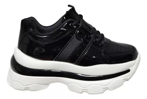 Zapatillas Mujer En  Charol  M356