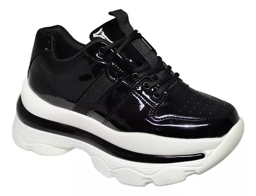 Zapatillas Mujer En  Charol  M356