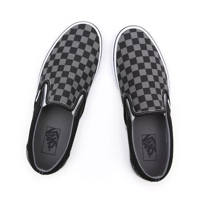 ZAPATILLAS SIN CORDONES VANS CAñA BAJA CHECKERBOARD OLD SKOOL SLIPON REF. VN000EYEBPJ ESTAMPADO A CUADROS