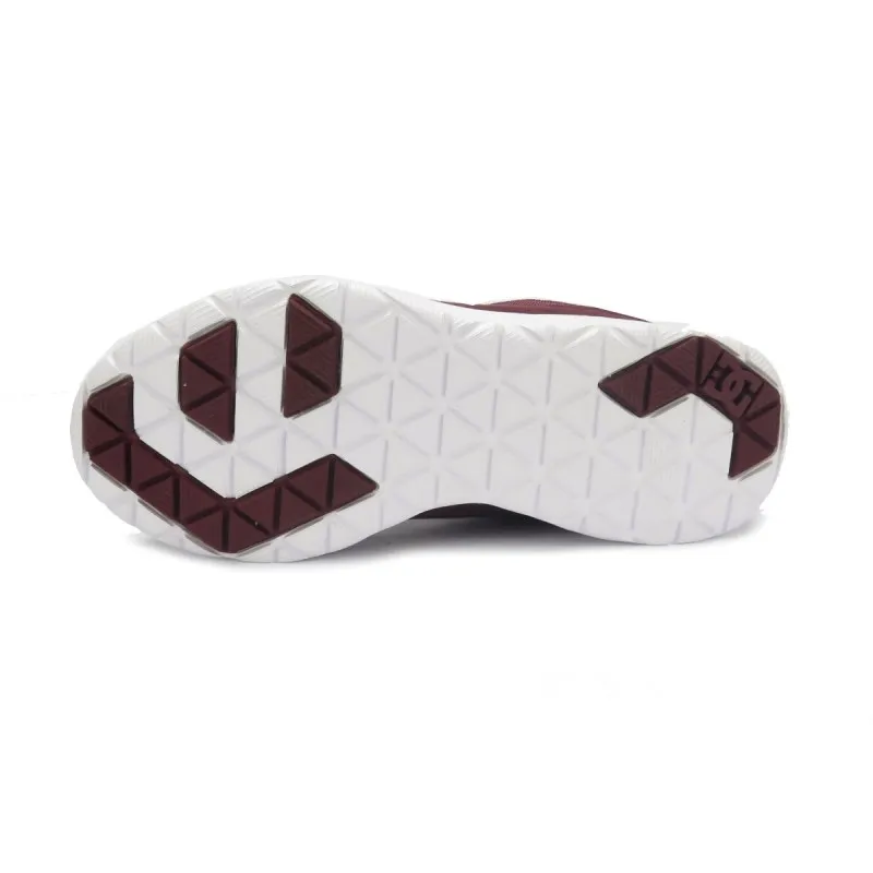Zapatillas textiles DC Shoes muy cómodas para mujer HEATHROW Burgundy (bur) Ref. ADJS700021 granate